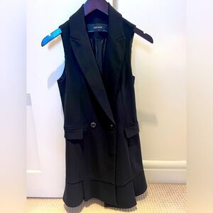Zara black vest dress